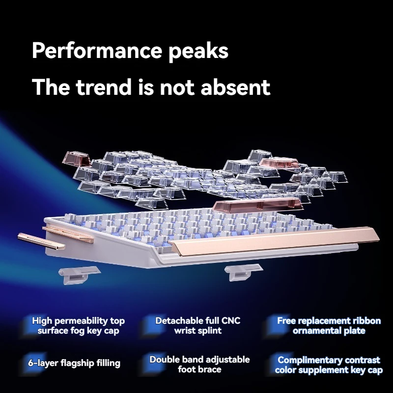 ATK 68RX teclado con interruptor magnético con cable modo único RT 0.005 teclado ergonómico personalizado teclado mecánico de oficina para juegos - imagen 4