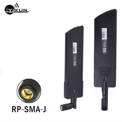 1PCS Black RP-SMA-J