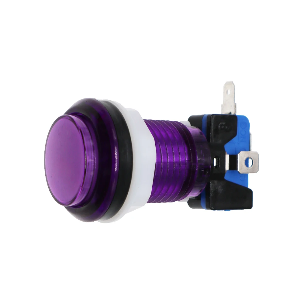 Botón LED redondo Arcade de 30mm, pulsador colorido de 12V con 1P, 2P, moneda, inicio, pausa, salida, selección, botón adhesivo - imagen 4