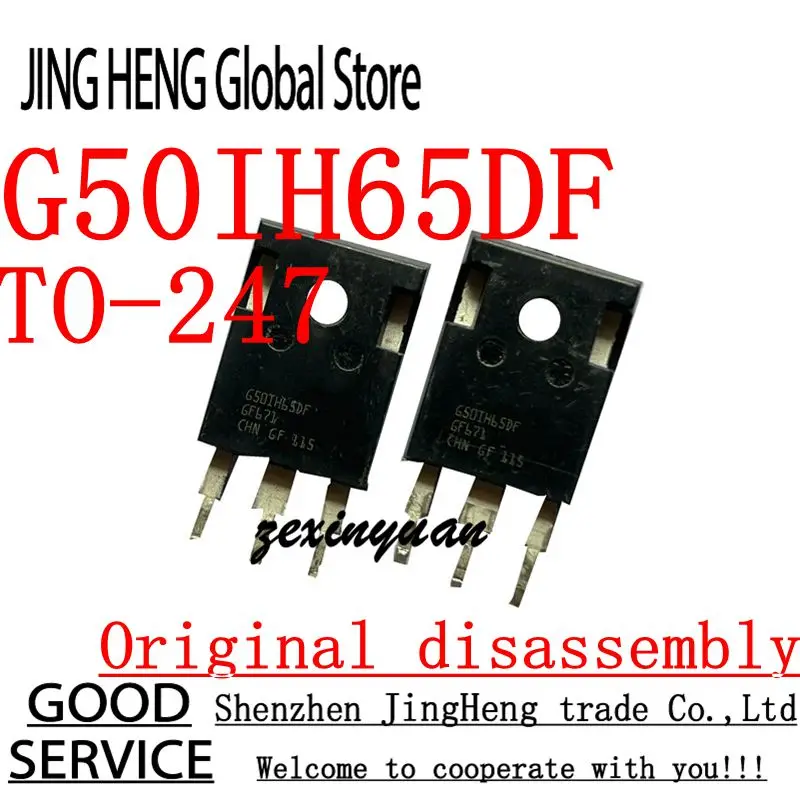 10 Uds G50IH65DF TO-247 desmontaje Original