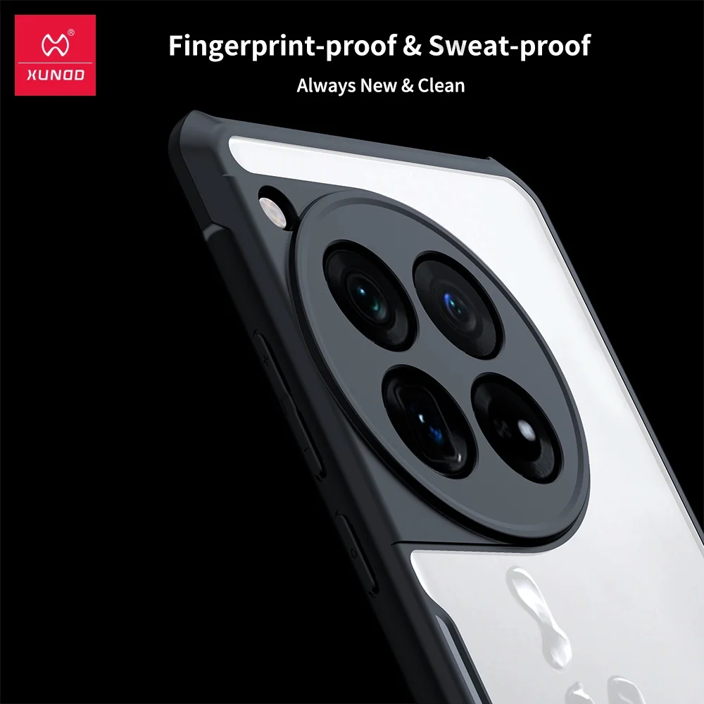 Para OnePlus 12 Funda XUNDD Hermosas Airbags a Prueba de Golpes Transparente PC + TPU Parachoques - imagen 5