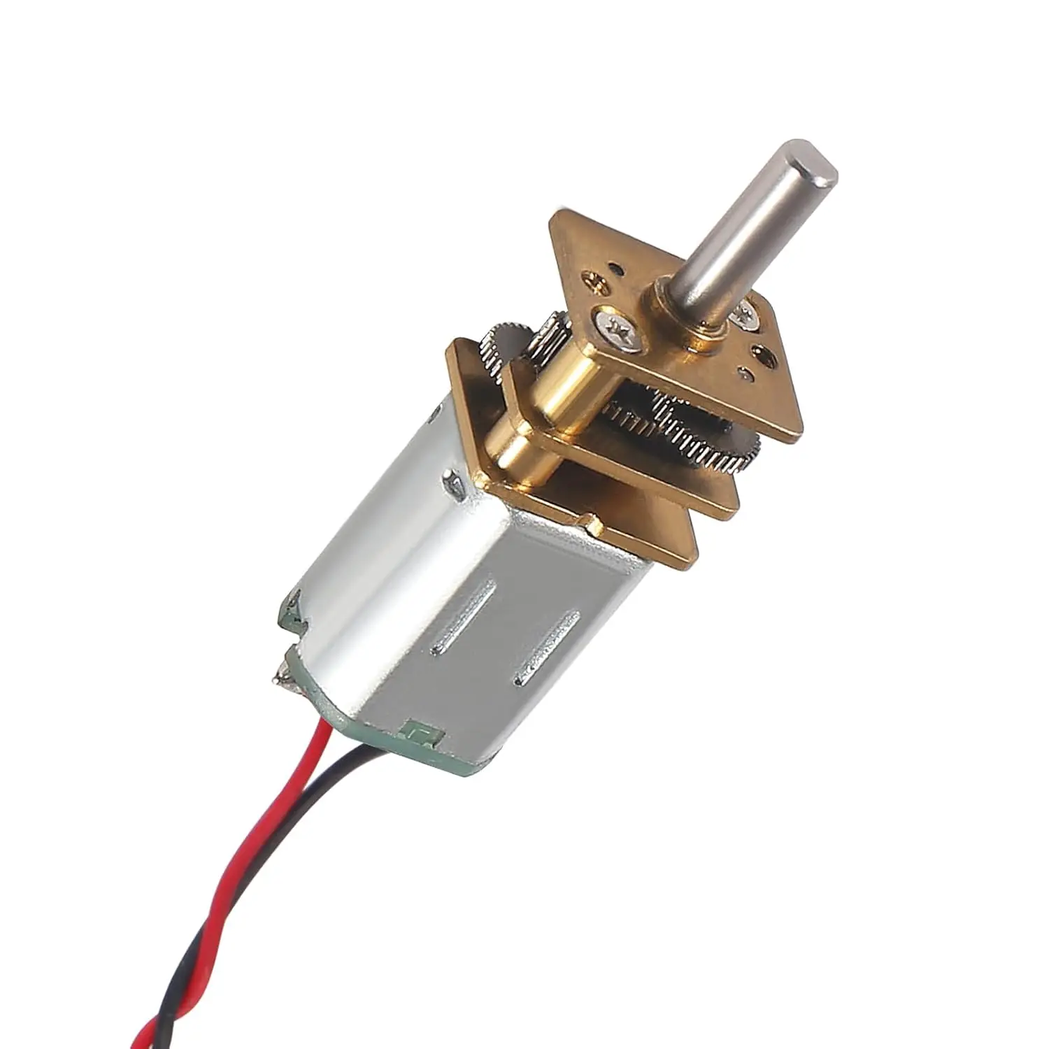 10 Uds Mini Micro N20 Motor de engranaje DC 3V-6V velocidad lenta caja de cambios totalmente de Metal DIY Robot Car