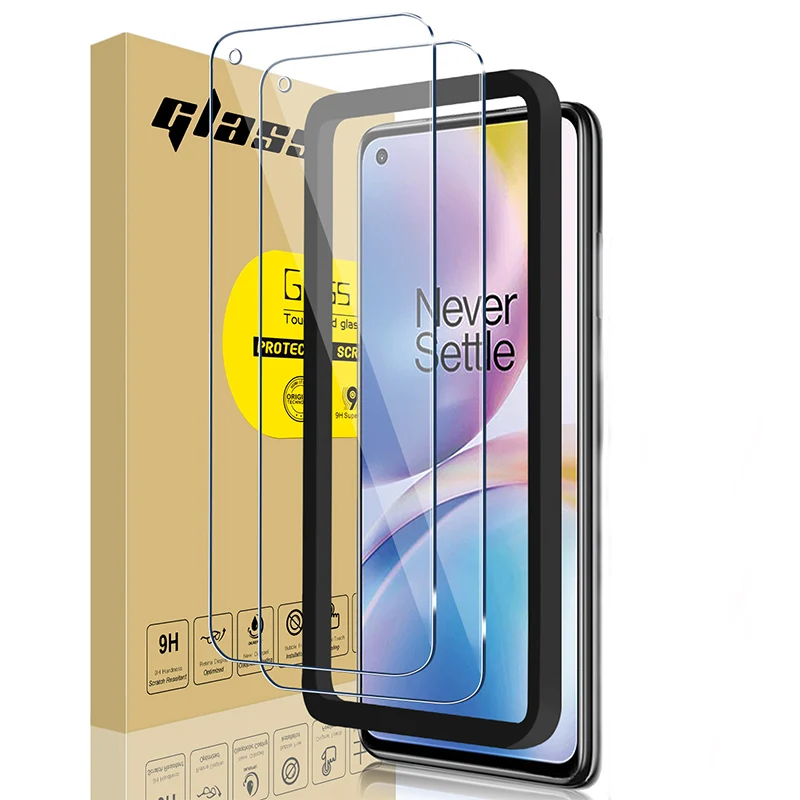 2 uds Protector de pantalla transparente mate esmerilado para OnePlus Nord 2T One Plus Nord 2 5G vidrio templado para OnePlus Nord CE 2 3 Lite 5G