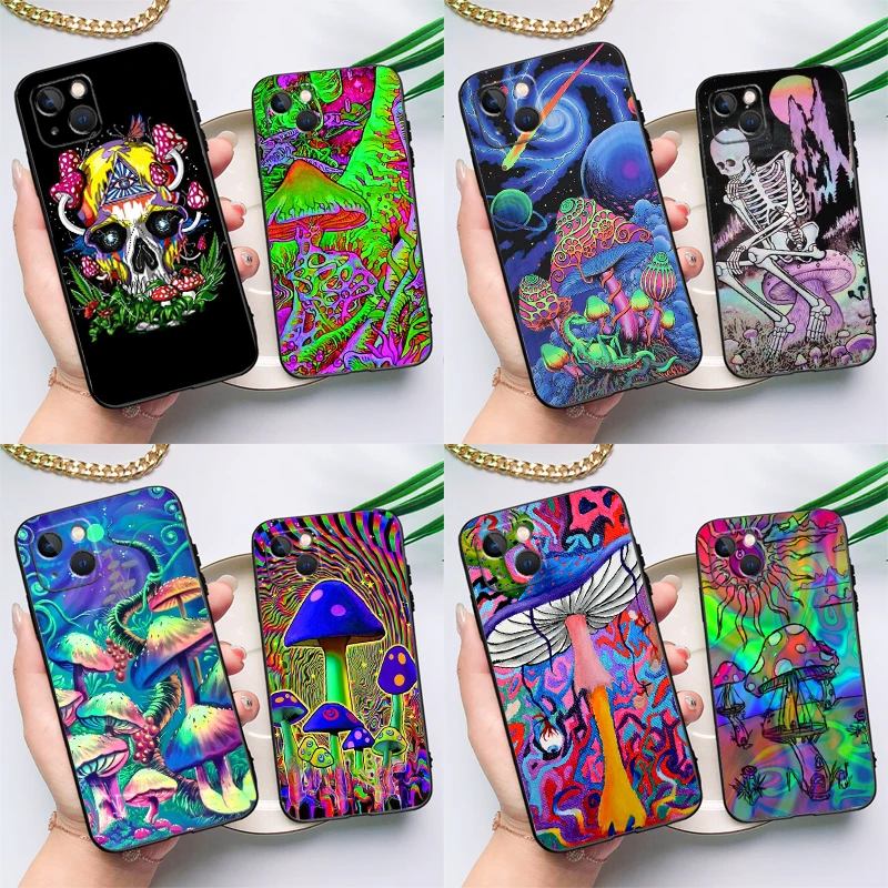 Funda psicodélica de setas para Xiaomi Redmi Note 14 13 12 11 10 9 Pro 10S 11S 12S 15C 15 14C 13C 10C 12C