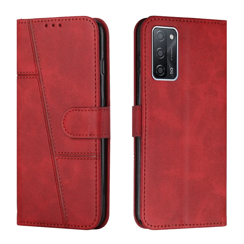 Funda OPPO A16 con ranura para tarjetas, funda de teléfono tipo billetera para Fundas OPPO A16 CPH2269, Fundas OPPO A 16 A16s A16 S, funda con tapa de cuero - imagen 4