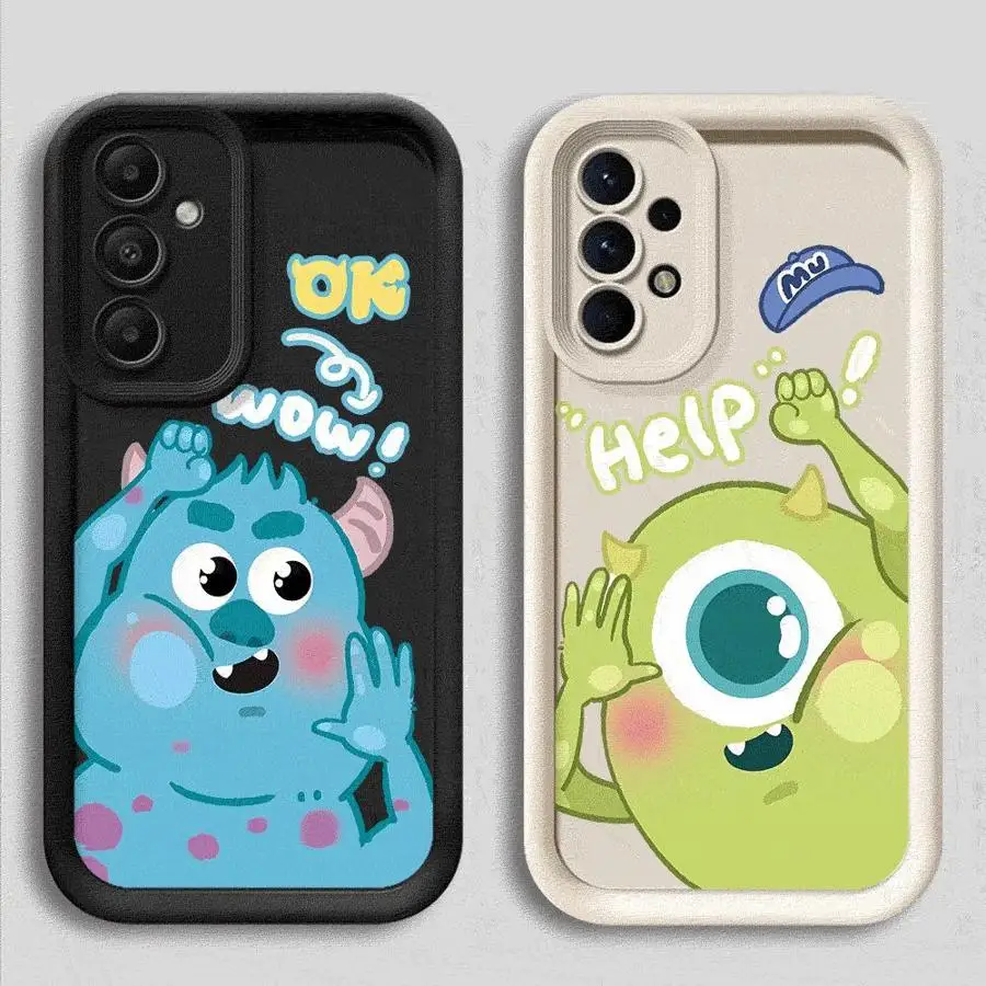 Funda de teléfono Disney Monsters Inc para Samsung Galaxy A16 A33 A34 A12 A13 A14 A22 A32 A23 A24 A26 A36 A56 carcasa blanda - imagen 3