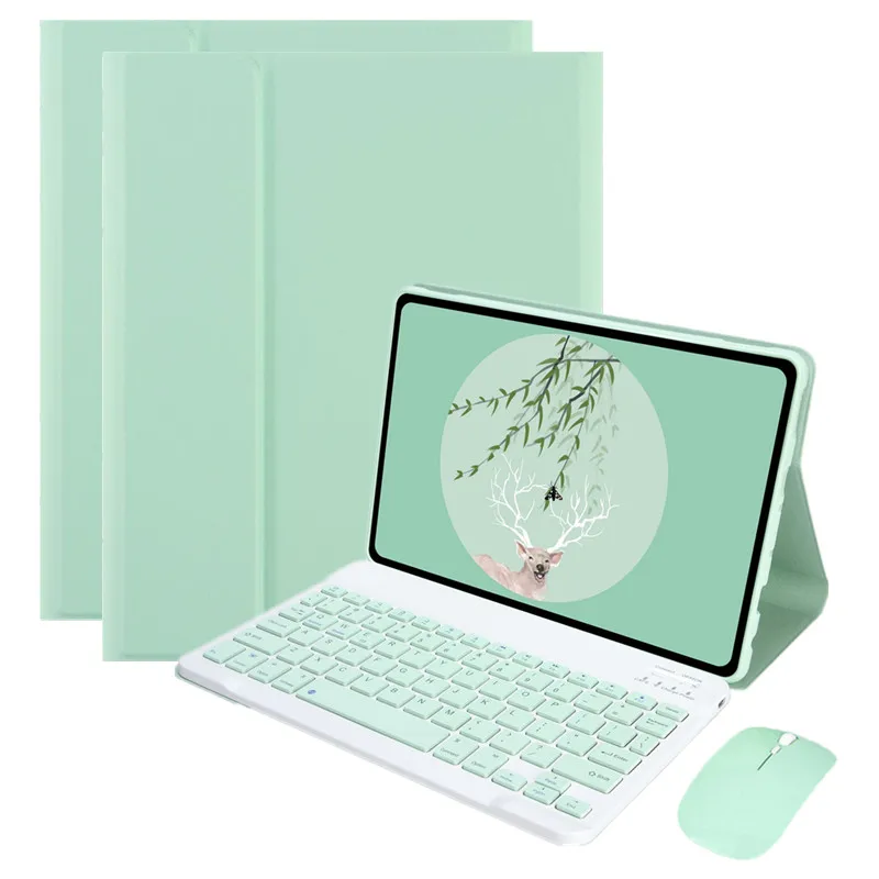 Para Huawei MatePad 10,4 Funda BAH3-W09/AL00 Teclado Funda para Honor Pad V6 10,4 Funda para teclado inalámbrico ruso español Teclado