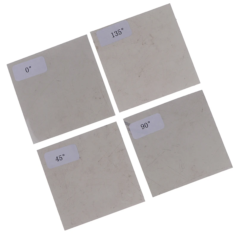 Película polarizadora, herramienta de prueba de ángulo de 0/45/90/135 grados para pantalla LCD/LED, reparación de pantalla en blanco, reemplazo de polarizador de pantalla de 5x5cm - imagen 5