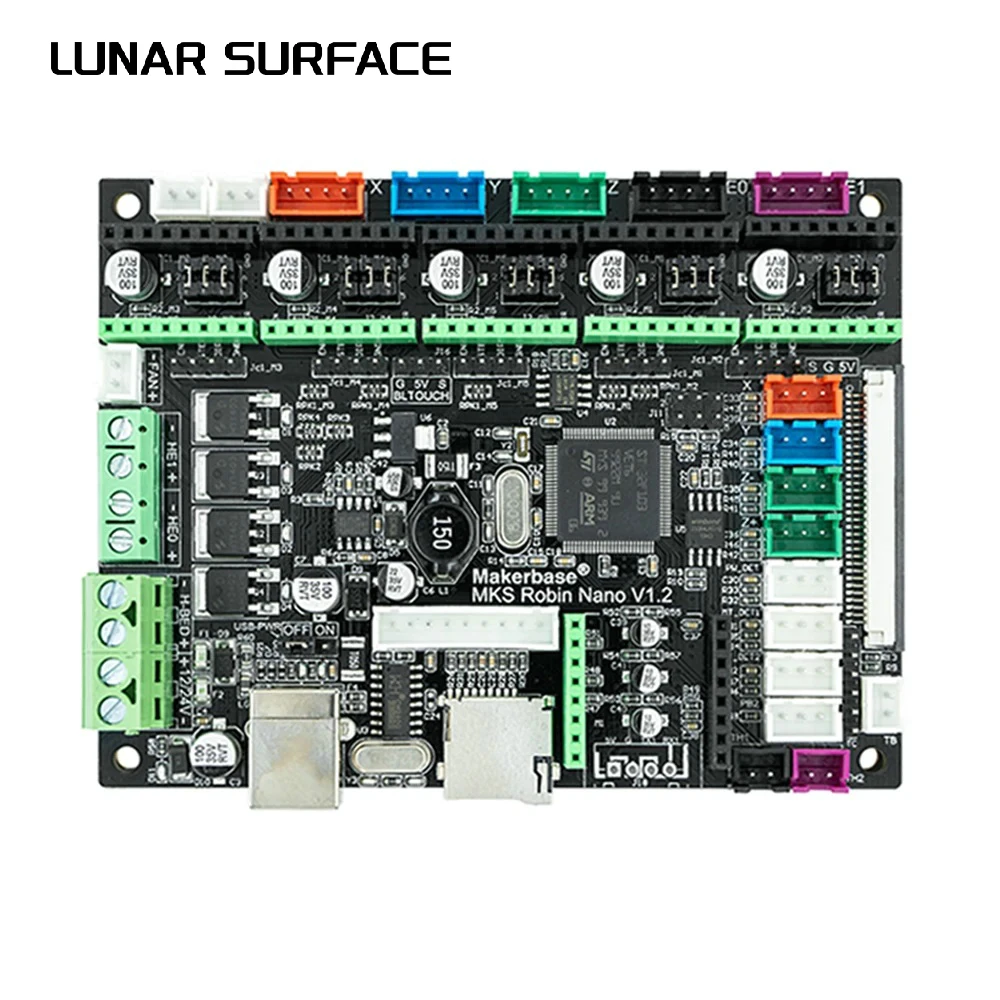 Piezas de impresora Makerbase, placa base de Control MKS Robin Nano V1.2 de 32 bits, compatible con Marlin2.0, TFT35, pantalla táctil de 3,5 pulgadas, LS-3D - imagen 3