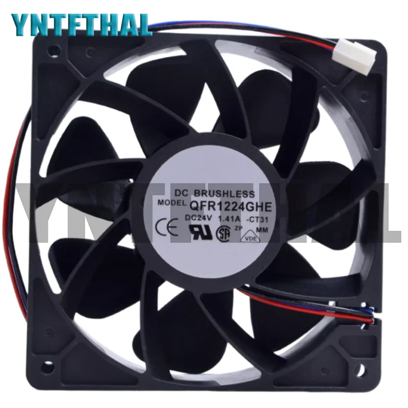 Nuevo ventilador de refrigeración QFR1224GHE 1.41A 24V