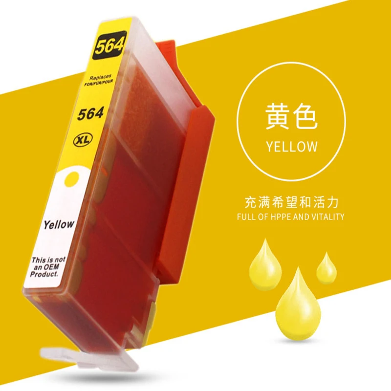 Cartucho de tinta HP564XL para impresora hp 564 xl, Compatible con Photosmart D5445, D5460, D5463, D5468, C5324, C5370, C5373, C309a, B109a, B110a - imagen 4