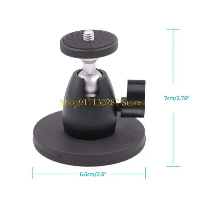 J1HC Camera Mount Thread 360 Degrees Stand for DJI-Action Cameras Photographic Light Travel Tripods - imagen 4