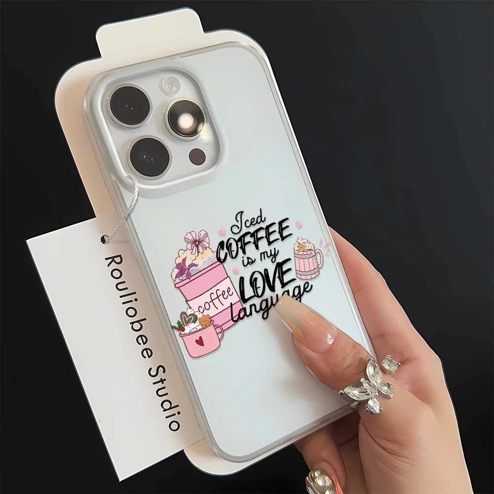 Funda de teléfono móvil de café mate para iPhone 16, 15, 14, 13, 12 Pro Max 11, funda ultrafina a prueba de golpes para iPhone 16 Pro Max - imagen 4