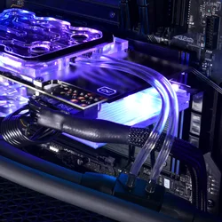 Alphacool Distribuidor 2 Vías Refrigeración Líquida PVC
