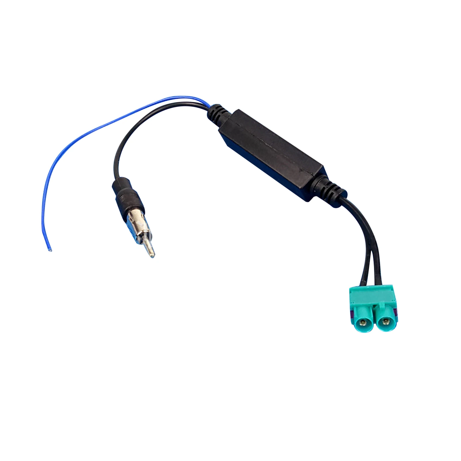 Adaptador de antena de Radio FAKRA RF Dual para coche con amplificador para Volkswagen cabezal de conversión de antena de Radio de doble cabezal accesorios para automóviles - imagen 3
