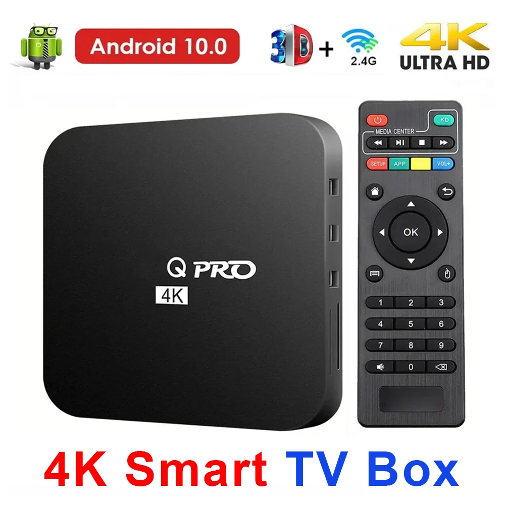 Dispositivo de TV inteligente 4K, decodificador con Android, WiFi Dual, 1GB de RAM, 8GB de ROM, reproductor multimedia 3D de Youtube, versión mejorada, nuevo