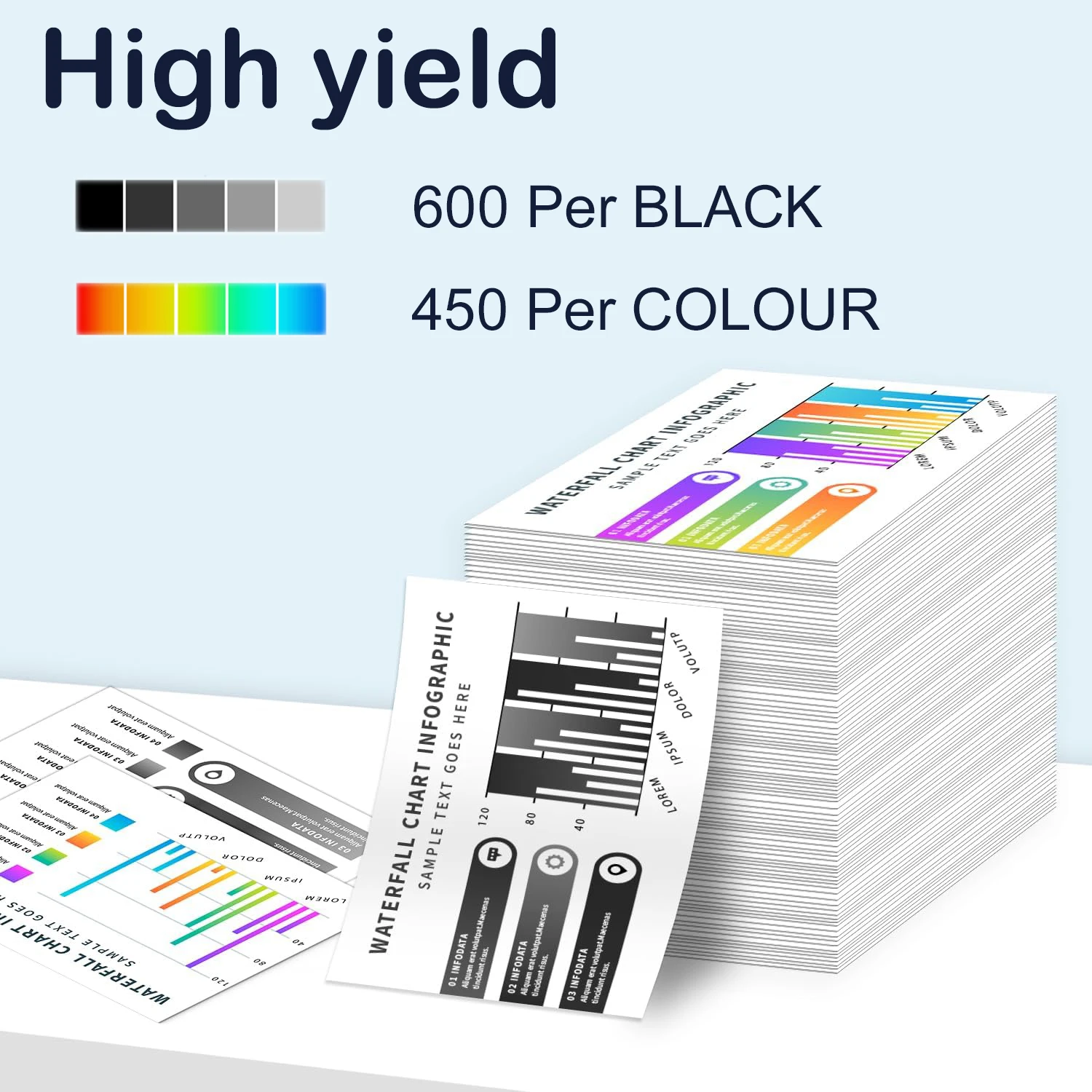 Vilaxh para cartucho de tinta HP 67XL para impresora HP 67 HP67 HP67xl Deskjet 2723 2721 2700 6020 6052 6055 6420 6452 6455 Deskjet 4140 - imagen 4