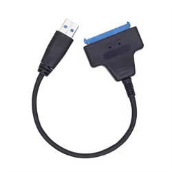 Adaptador SATA a USB 3,0, de 6Gbps SATA3 Cable USB 3,0, compatible con disco duro externo HDD SSD de 2,5 pulgadas, 22 Pines, Cable de datos SATA III A USB3.0