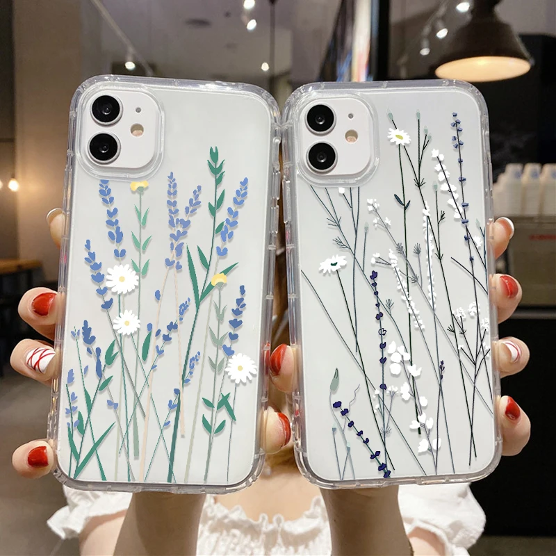 Funda de silicona para Xiaomi Redmi Note, 11, 10, 9, 8, 9s, 10s, 9C, NFC, 9A, 10C, 12 Lite, 11T, 12T, Poco X3 Pro, X5, F5, F3, Fundas de flores