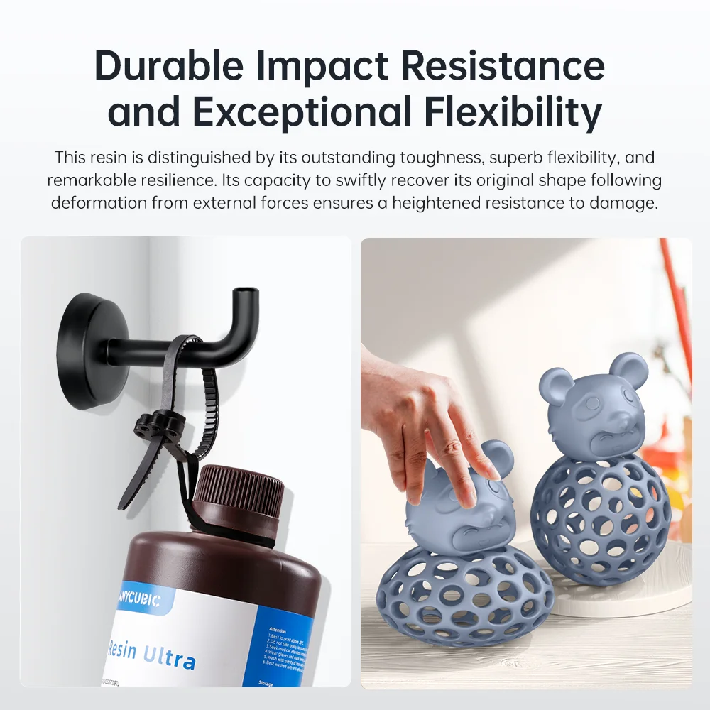 ANYCUBIC Tough Resin Ultra Strong Impact Resistance Flexible with Excellent Rebound Low-Odor For Photon Mono 2 LCD Printers - imagen 3