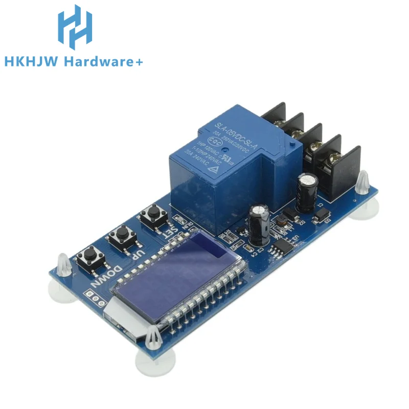 Módulo de Control de carga de batería de almacenamiento DC 6-60v 30A, placa de protección, interruptor de tiempo del cargador, pantalla LCD XY-L30A