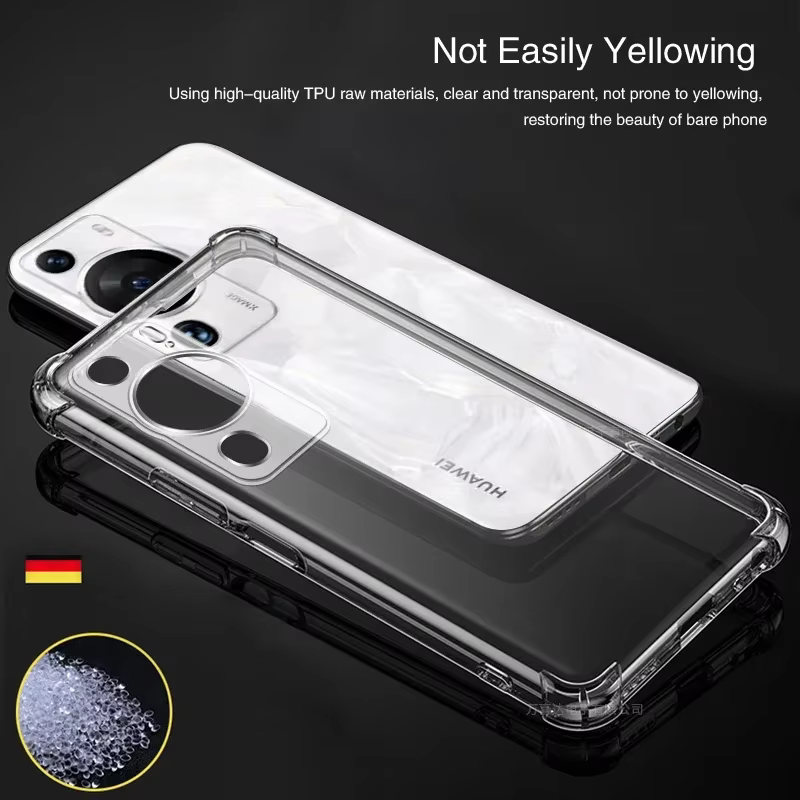 Huawei P60 Pro – Funda Silicona Antigolpes Transparente - imagen 3