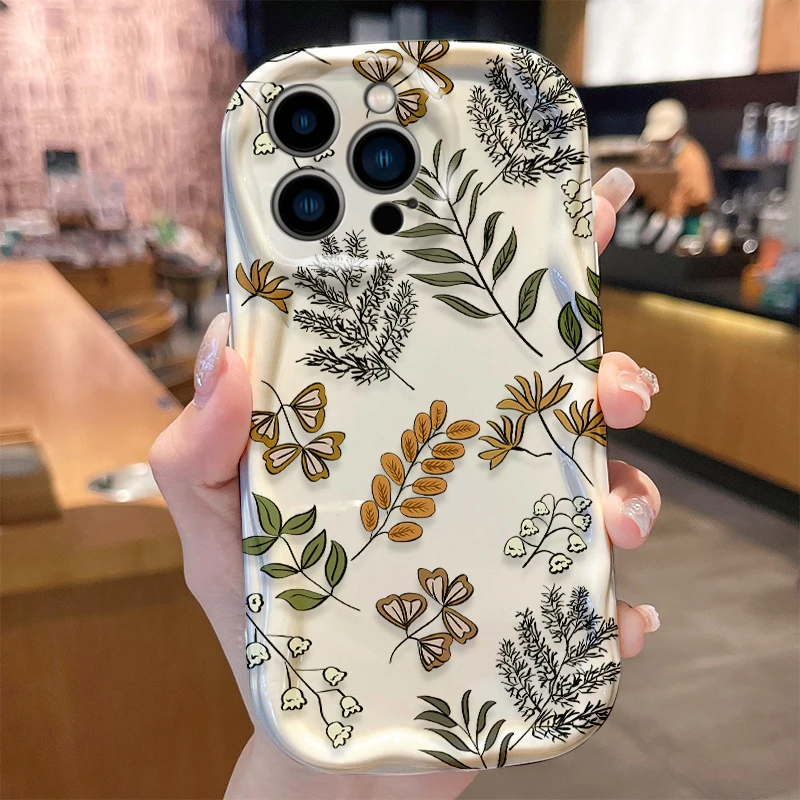 Funda de piña de Hojas de arce para iPhone 17 Air 16 E 15 14 Plus 13 12 Mini 11 Pro Max, Fundas suaves de silicona líquida a prueba de golpes - imagen 2