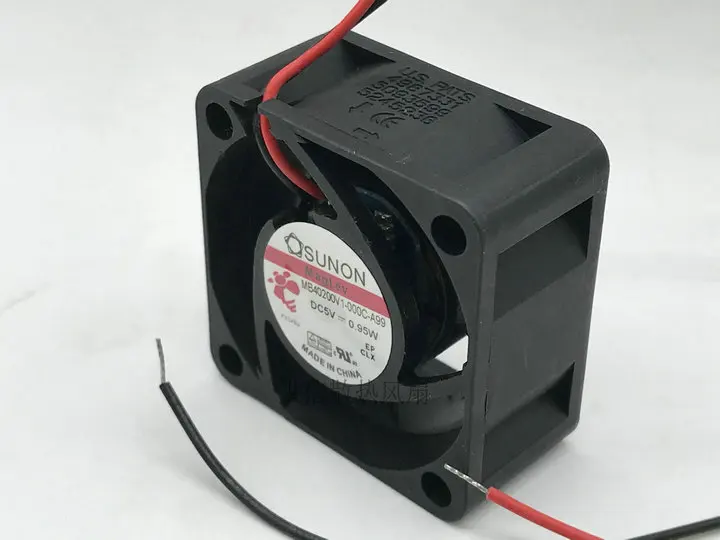 Ventilador de refrigeración de 40 mm CC 5 V 4 cm 0,95 W, para SUNON 40X40X20 mm MB40200V1-000C-A99 Enfriador silencioso - imagen 4