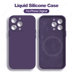 Funda magnética silicona líquida MagSafe iPhone – Antigolpes