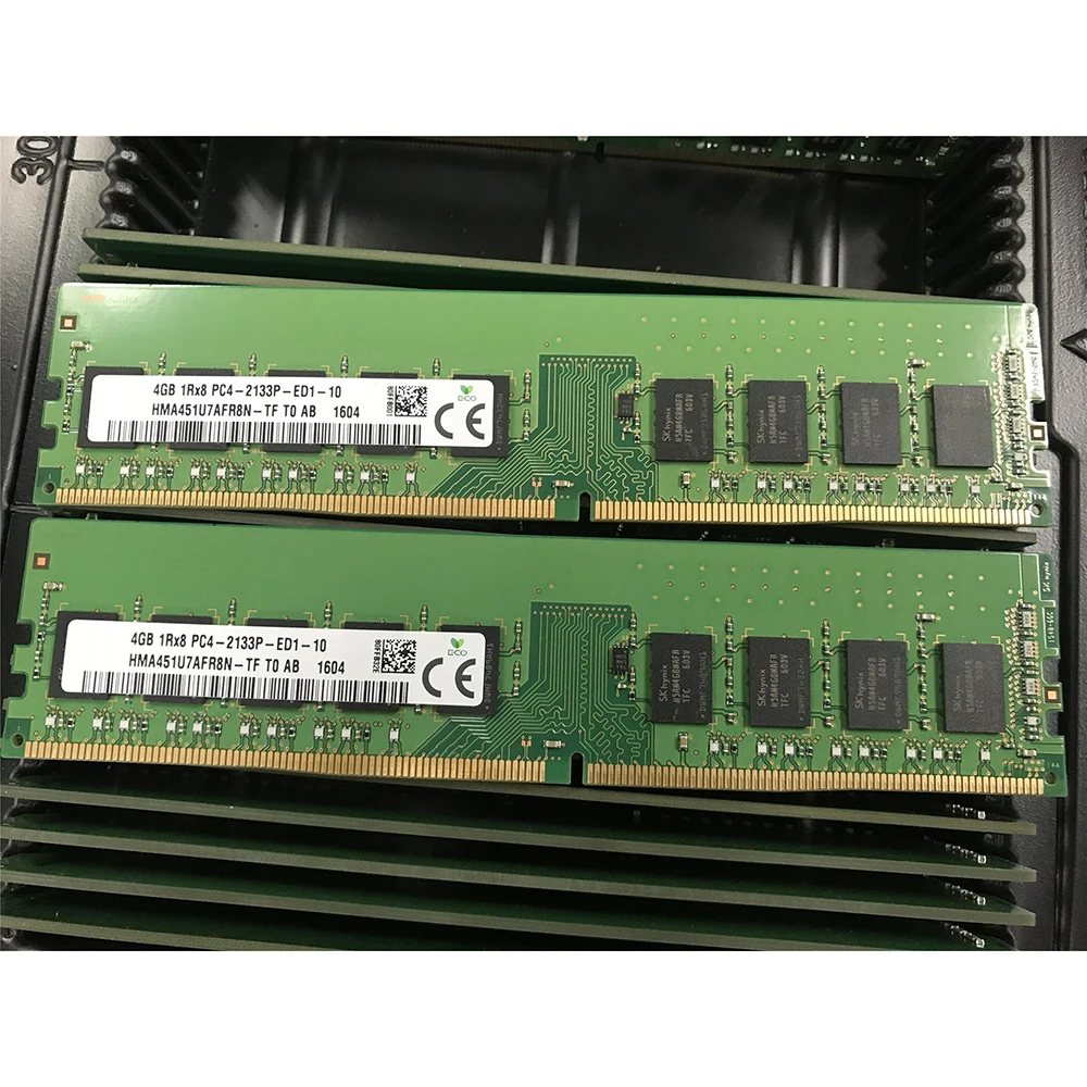 1 Uds. Para SK Hynix RAM 4GB 4G 1RX8 PC4-2133P-ED1 DDR4 2133 ECC UDIMM memoria HMA451U7AFR8N-TF - imagen 3