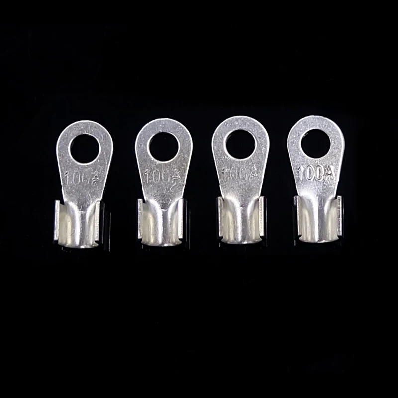 Terminal serie OT 3 10 20 40 50 60 80 100A Cable de empalme cobre forma O conector de Cable desnudo Circular terminal abierto eléctrico desnudo - imagen 5