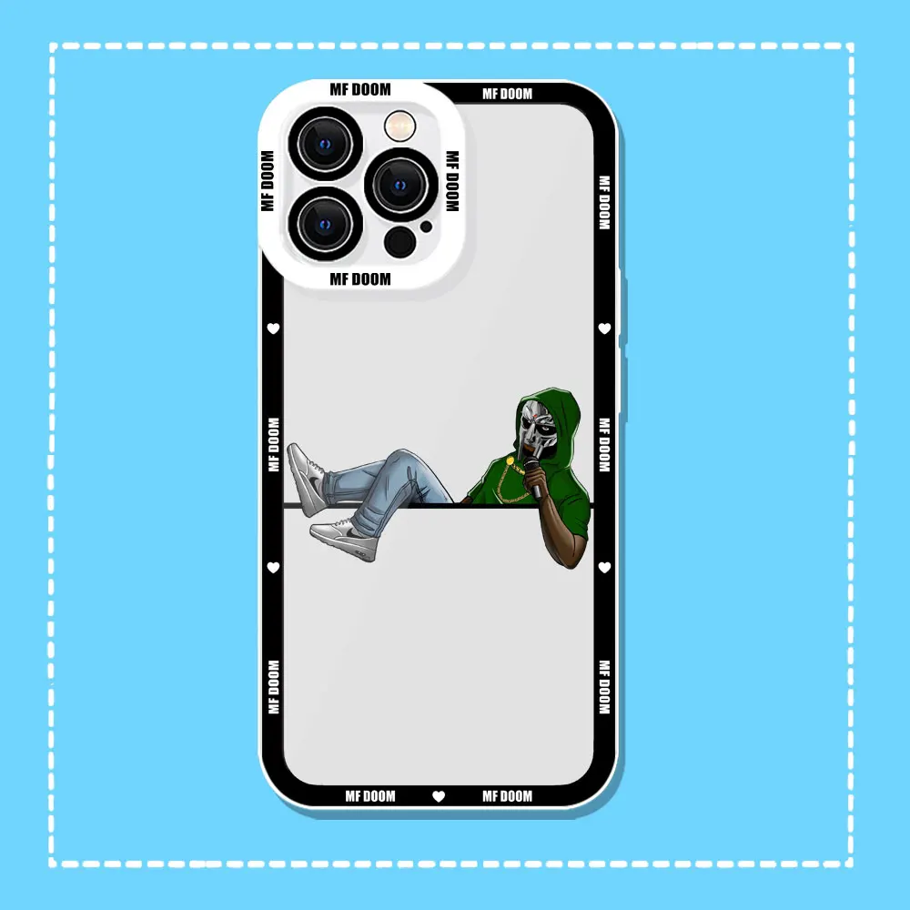 MF DOOM funda de teléfono rapero para Redmi Note 13, 12, 11 Pro Plus, 12S, 11T, 11S, 10, 10S, 9, 9S, 8T, 8 Pro Max, funda transparente suave, Cqoue - imagen 4