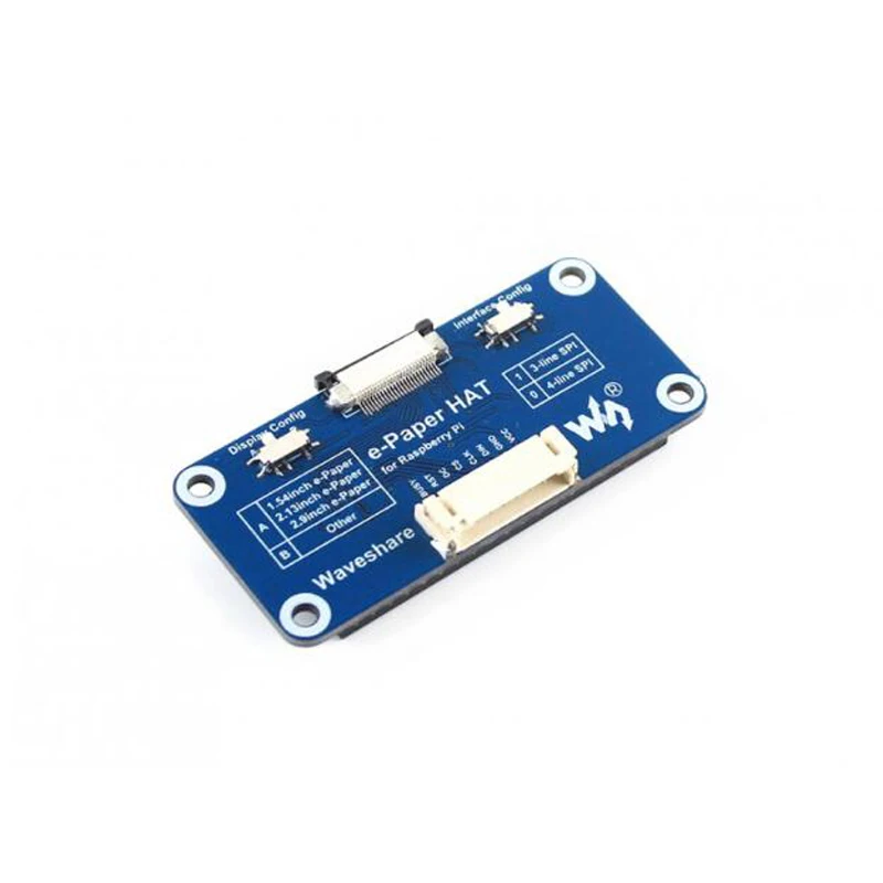 Placa controladora de pantalla de tinta de papel electrónico, sombrero Raspberry Pi, puerto GPIO de 40 pines, SPI de 3 cables/4 cables SPI para Raspberry Pi series/Jetson Nano - imagen 3