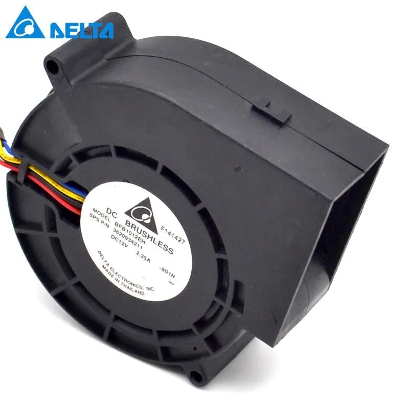 BFB1012EH 9733 9,7 cm 4 cables turbo ventilador viento capacidad 12V 2.35A 97*97*33mm para Delta - imagen 2