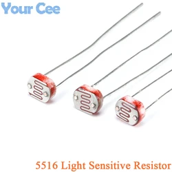 Fotorresistencia GL5516 5mm – LDR Resistencia Sensible a la Luz