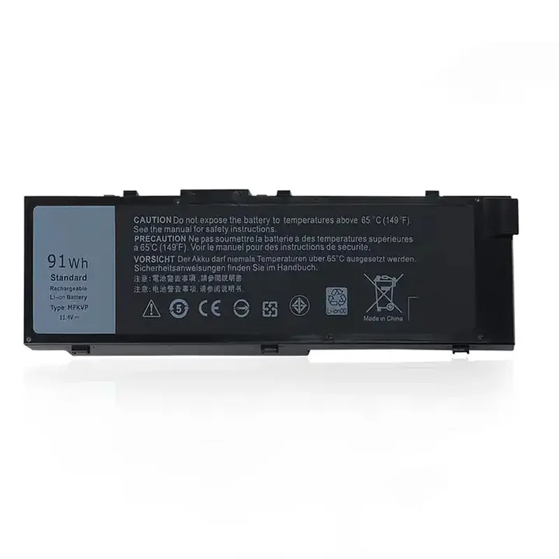 JGTM MFKVP-batería de iones de litio para ordenador portátil, 11,4 V, 91Wh, T05W1, GR5D3, 0GR5D3, 0FNY7, RDYCT, para Dell Precision 15, 7510, 7520, 17, 7710 Series - imagen 2
