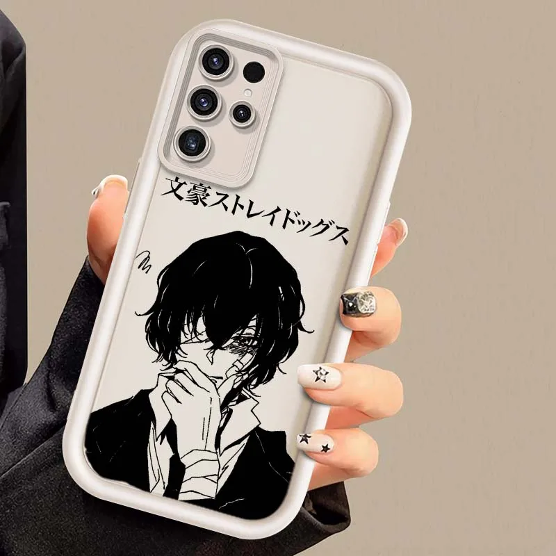 Anime Bungo Stray Dogs para Samsung Galaxy S25 S24 S23 S22 S21 S20 Ultra Plus FE 5G Eye Ladder funda de teléfono - imagen 3