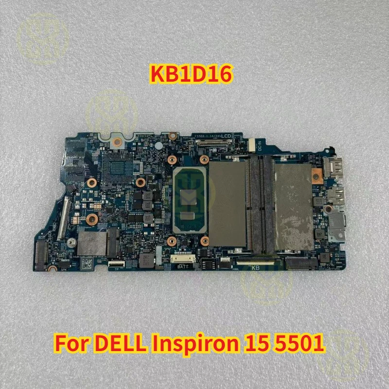 CN-KB1D16 KB1D16 para la placa base del ordenador portátil DELL Inspiron 15 5501 con CPU de I5-1035G1 prueba de 100% buena