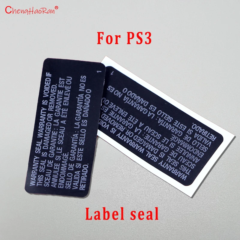Adhesivo específico para consola de juegos, 2 uds., para PS3, PS2, 3W, 7W, 9W, funda de controlador, mango trasero ultrafino, pegatina de código de barras - imagen 2