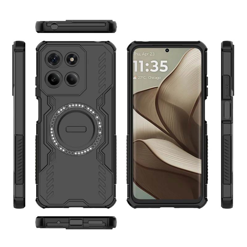 Funda de teléfono con disipación de calor para Motorola Moto G05 4G, pieza de atracción magnética para Moto G15 4G чехол, funda para Moto G75 5G - imagen 4