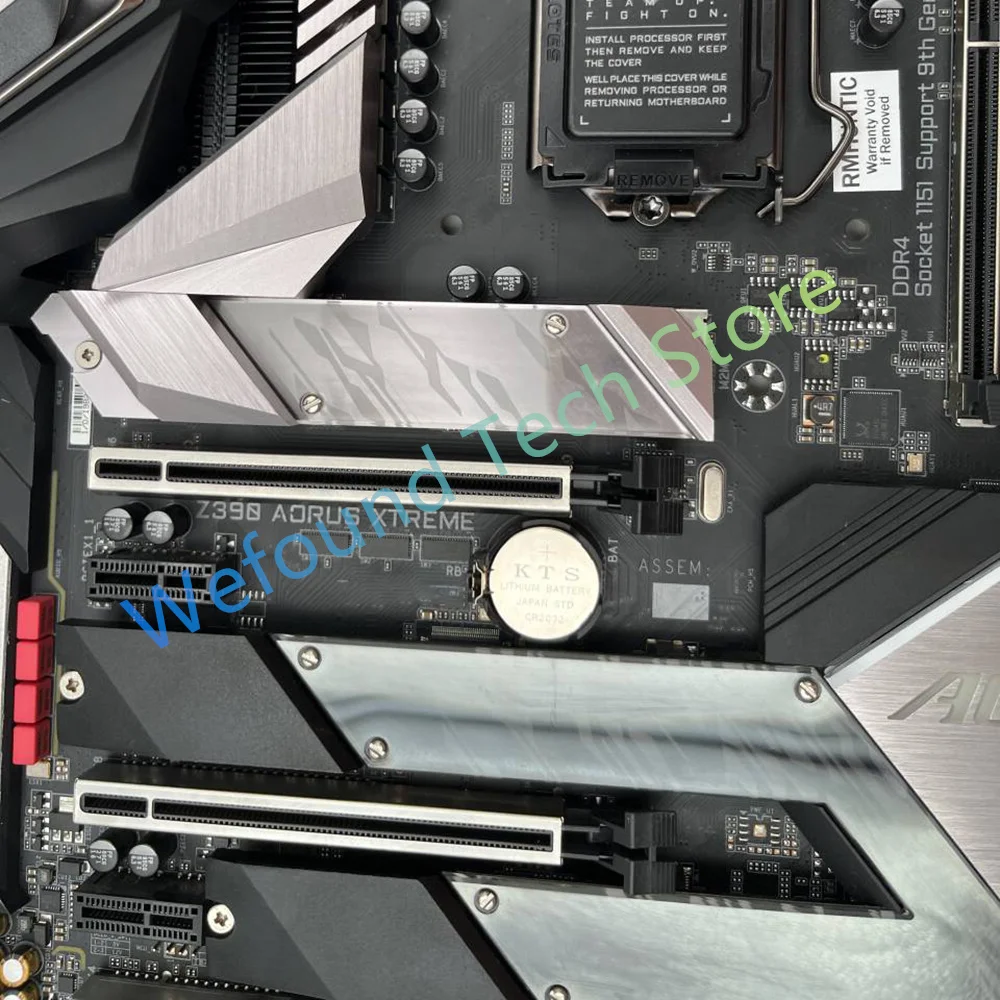 Para placa base de escritorio Gigabyte Z390 LGA1151 4 × DDR4 128GB E-ATX 6 × SATA Z390 AORUS XTREME - imagen 5