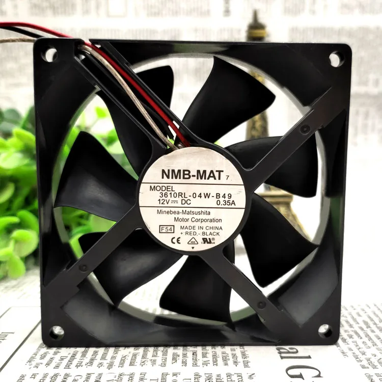 Ventilador de 12V para NMB 3610RL-04W-B49 9025 0,35a 9CM, ventilador de refrigeración de caja de CPU de ordenador, 92mm, 90mm - imagen 3