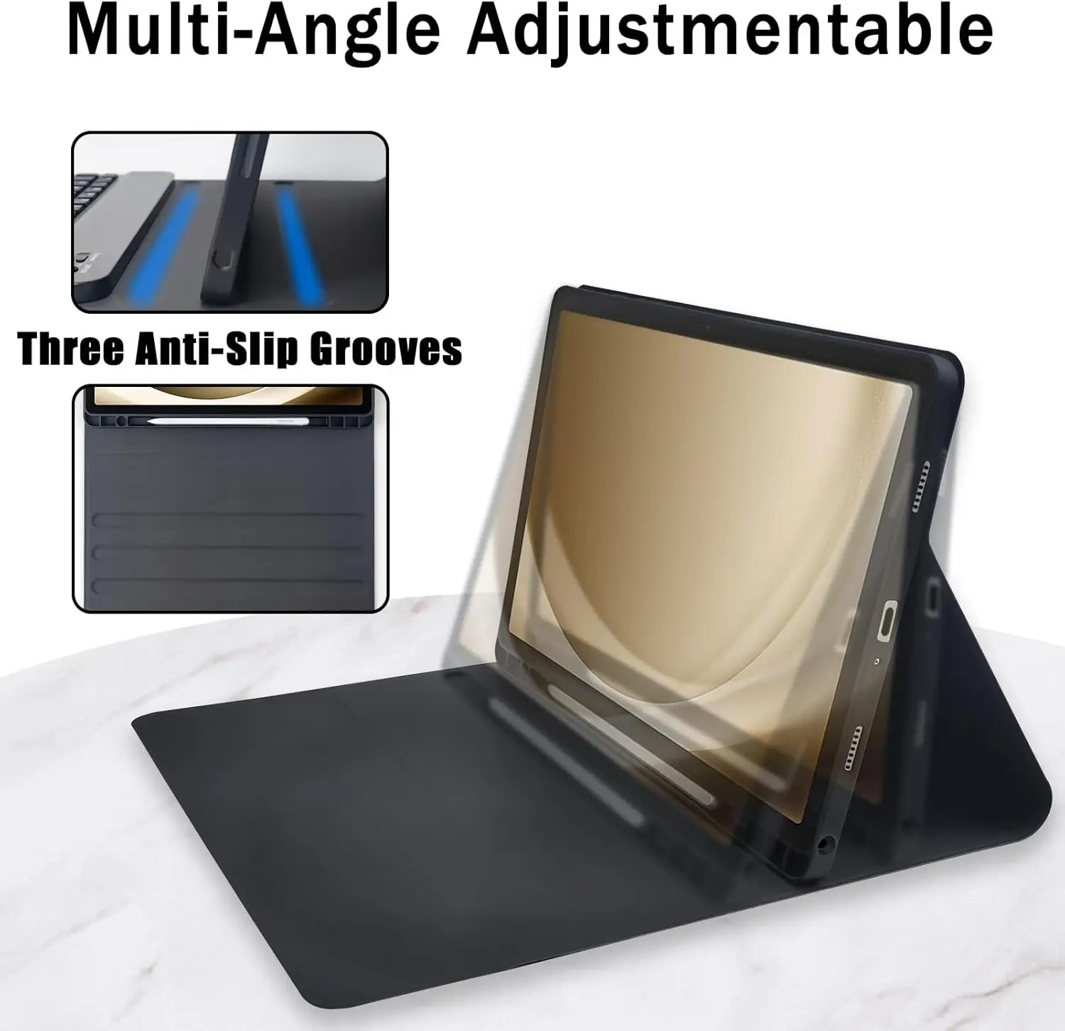 Funda para Samsung Galaxy Tab A9 Plus Funda con teclado Bluetooth desmontable de 11 pulgadas para Samsung Tab A9+ (Modelo: SM-X210/X216/X218) - imagen 5