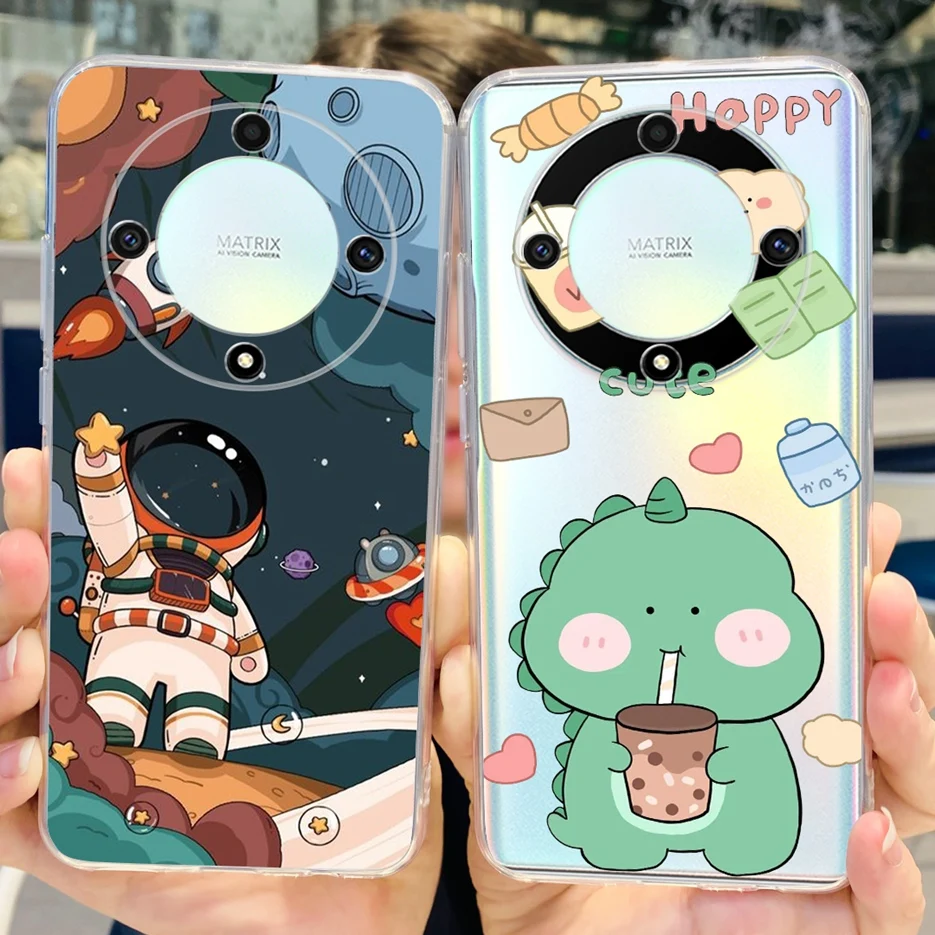 Funda de silicona blanda para Honor Magic5 Lite, carcasa pintada con estilo, Magic6 Lite 5 Lite - imagen 5