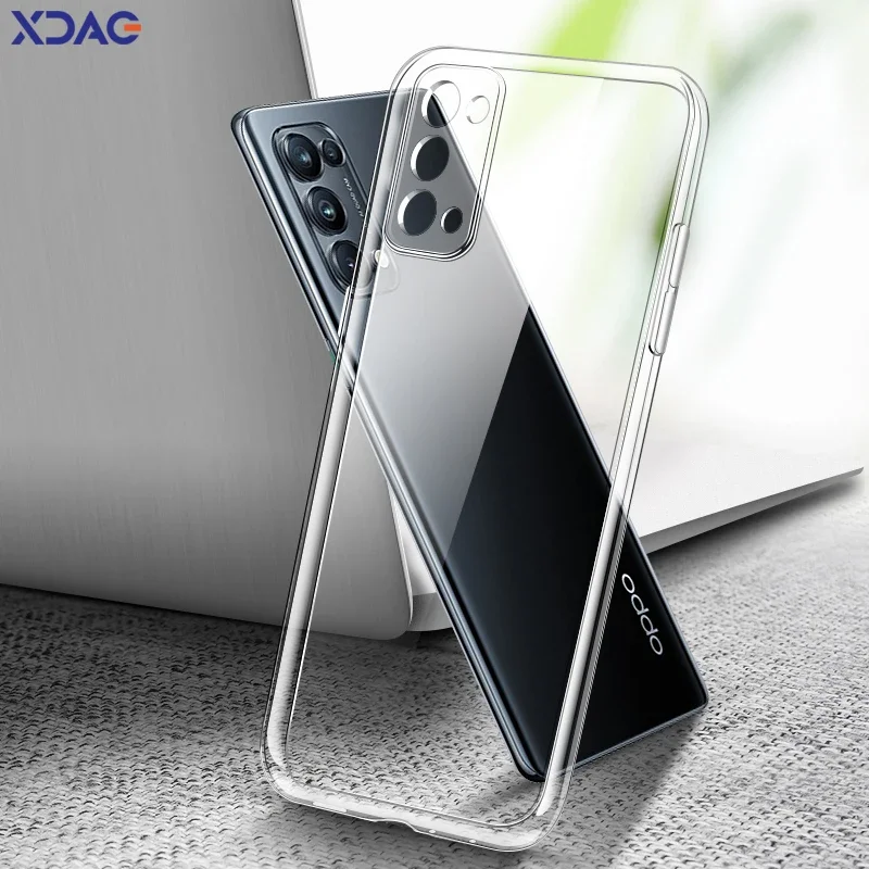 Funda de teléfono transparente de alta calidad para OPPO A72 A73 A74 4G 5G, funda protectora de cámara de silicona TPU suave a prueba de golpes, bolsas OPPOA74