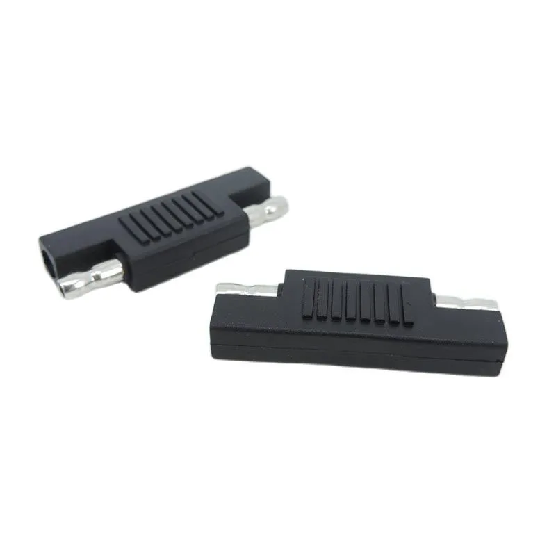 1 Uds 5 uds 12/24V Panel Solar SAE cabeza macho polaridad adaptador inverso conector cargador de batería para Cable de desconexión rápida
