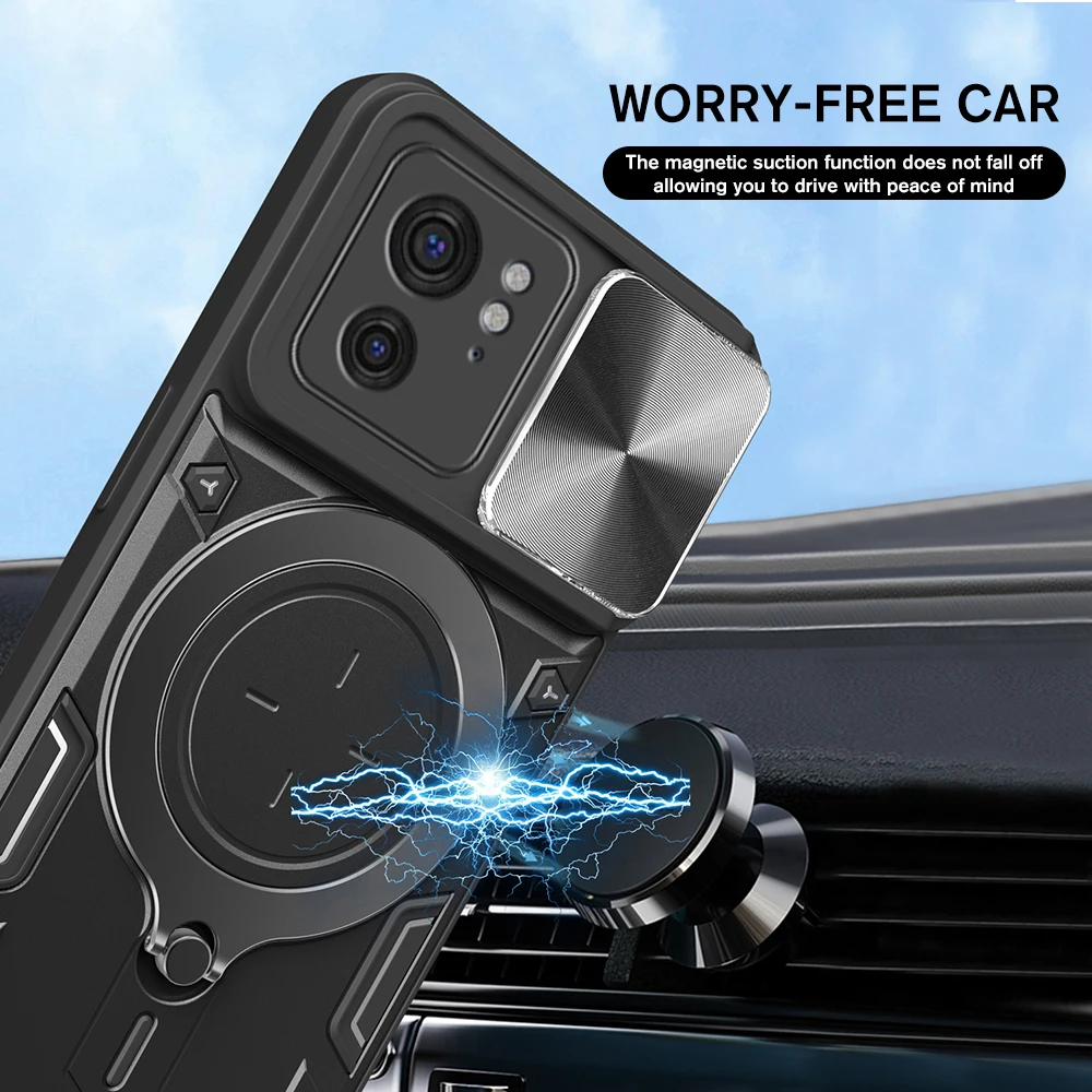 Funda a prueba de golpes para cámara de coche, soporte de anillo magnético para Motorola Edge 40, Edge40 Pro, Edge40Pro, 40Pro, 5G, 2023 - imagen 3