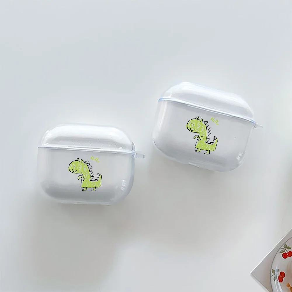 Funda protectora suave de TPU para auriculares Airpods 4, funda para Apple Airpods Pro 3 2 1 Airpods4, parachoques pintado con animales a prueba de golpes - imagen 3