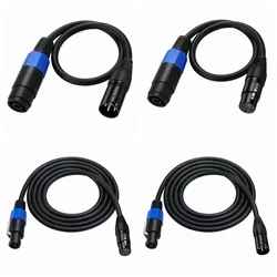 Cable Speakon a XLR Macho Profesional para Micrófono DJ