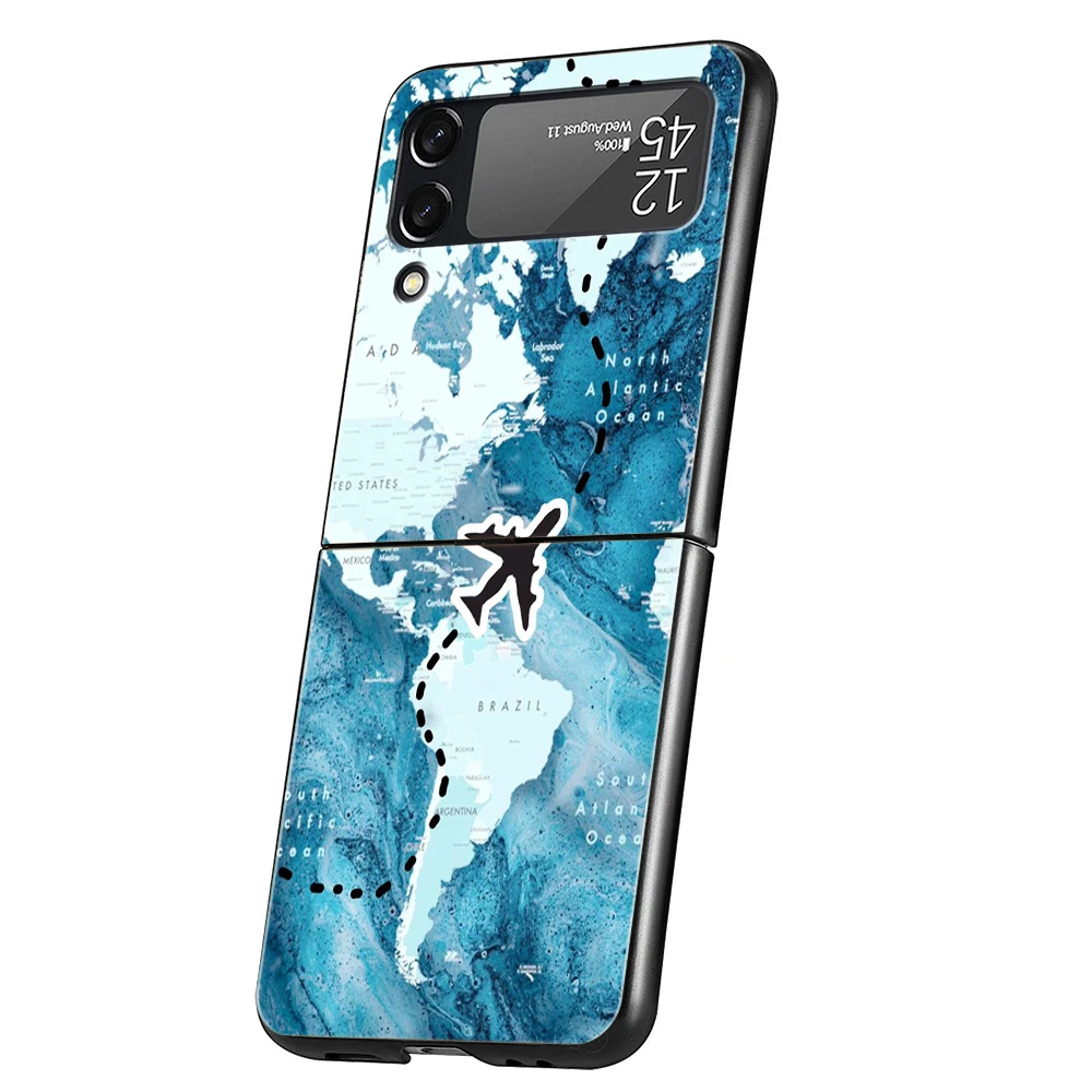 Funda de teléfono de avión para Samsung Galaxy Z Flip 3 4 5 6 7 PC plegable duro para Samsung Z Flip3 Flip4 Flip5 - imagen 4